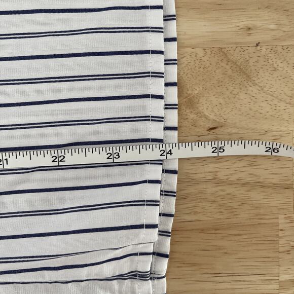 NWT Madewell Puff-Sleeve Button Up Stripe Blouse Size 14 NT779 Coastal Casual - Picture 5 of 10